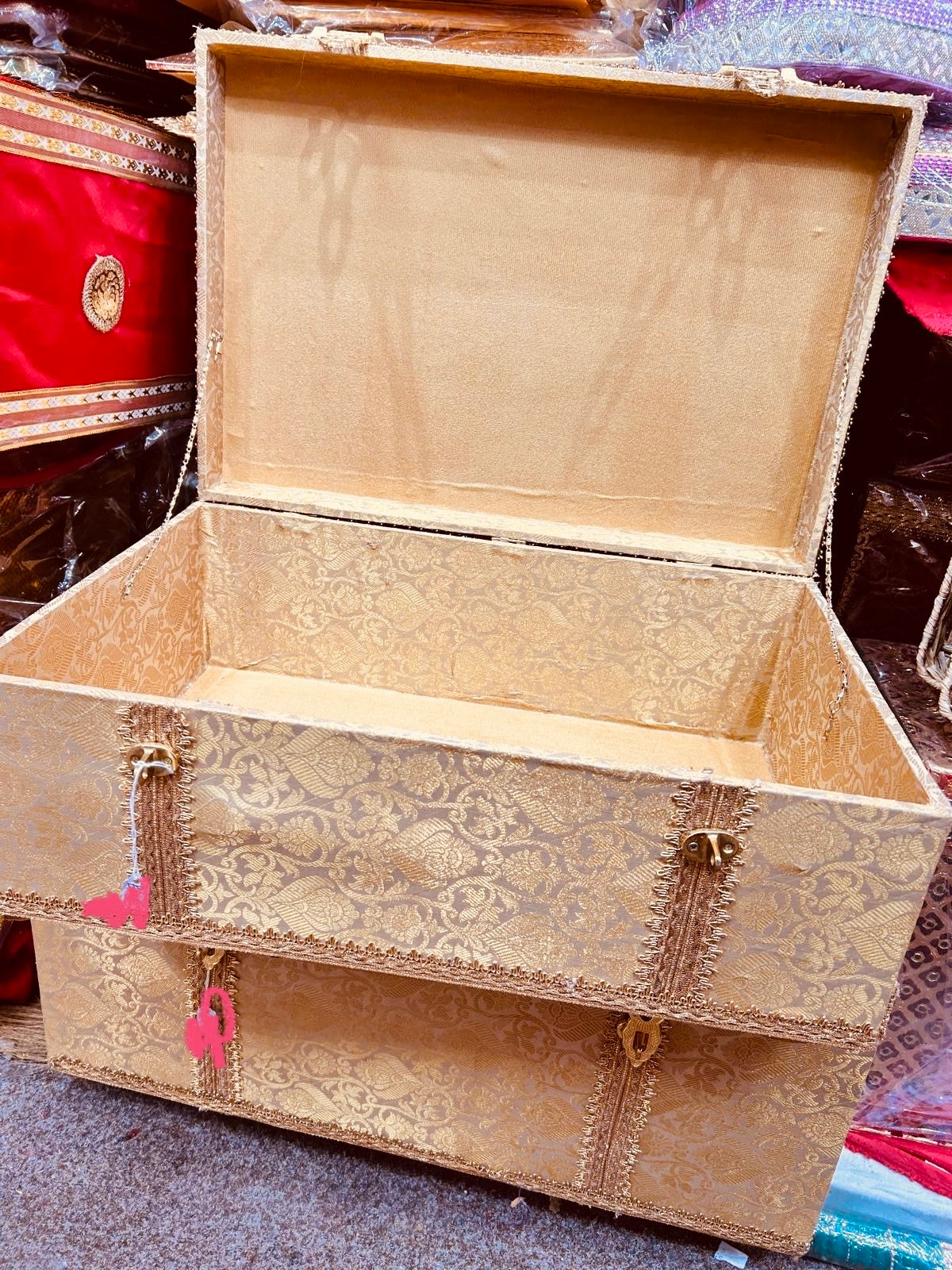 Gold trousseau chests