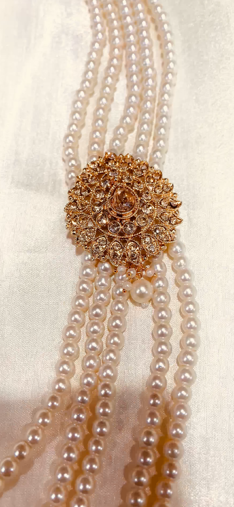 Five-Layer Pearl Groom Haar