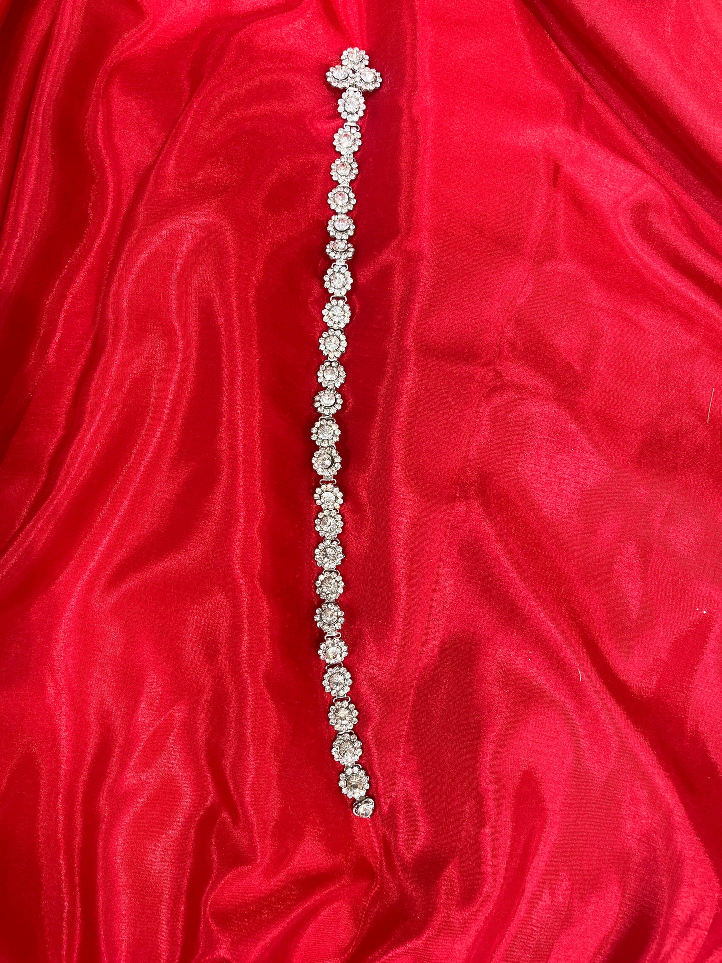 Silver stonework braid parandi accessory